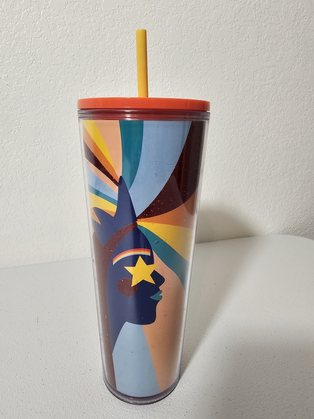 Starbucks 2020 Pride Rainbow Acrylic Venti 24oz Cold Cup Tumbler